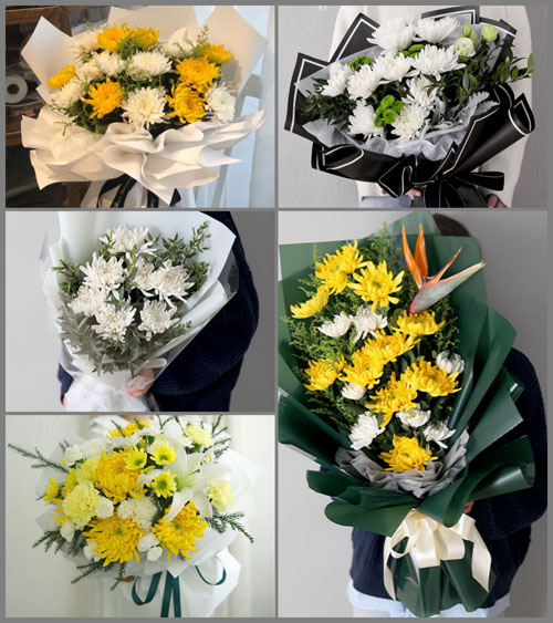 安徽滁州市明光市女山湖镇冯郢村白事花束代送